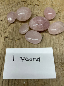 Rose Quartz Palm Stones - 1 pound*